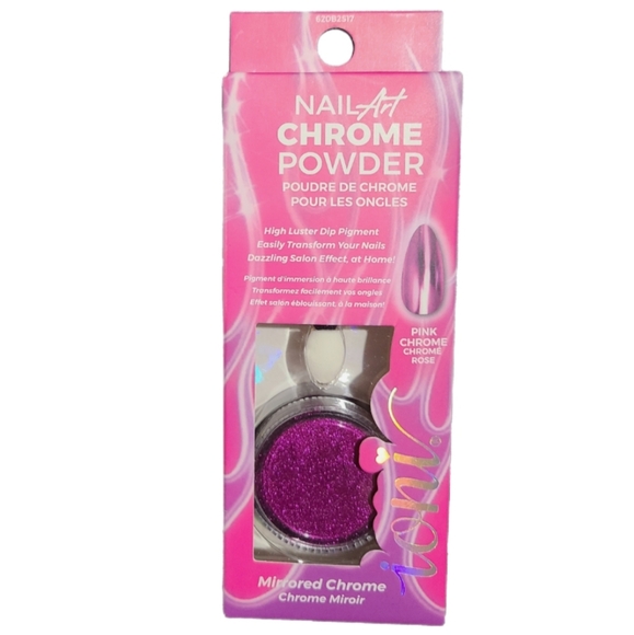 2/$12 Ioni Nail Art Chrome Powder Glow up Pink Chrome Back To School Nail Club - Picture 4 of 4